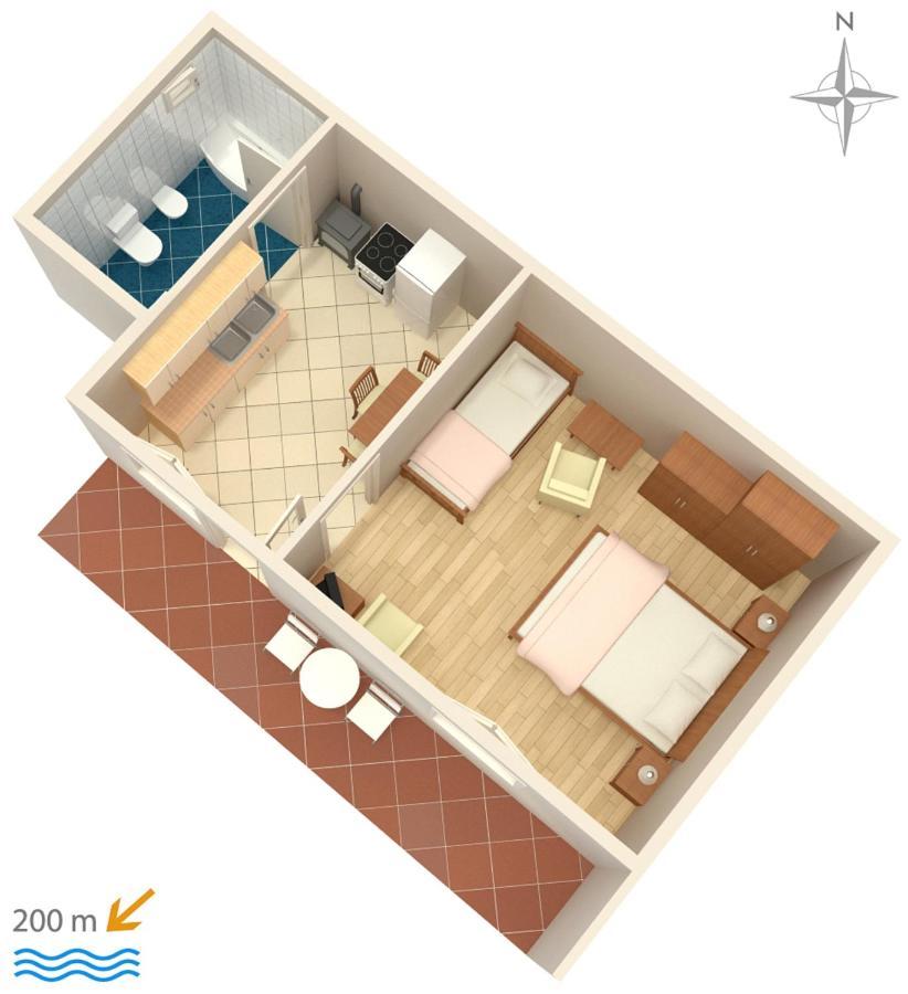 Apartments With A Parking Space Novi Vinodolski - 2423 Esterno foto